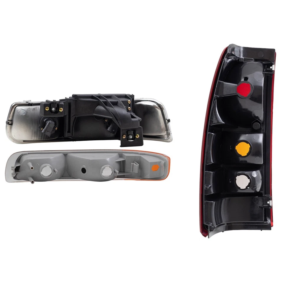 Se adapta a faros traseros y luces de señalización Silverado/Sierra Fleetside 99-02 Foto 4 de 4