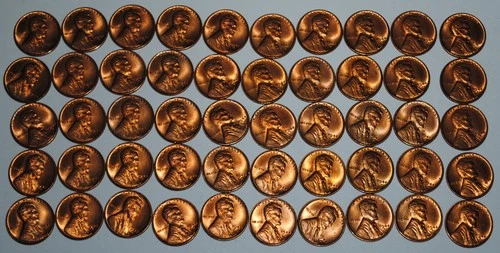 BU 1944 D Lincoln Wheat Cent roll