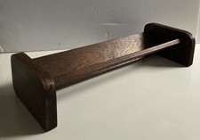 Vintage Mid Century Wooden Book Rack ,Book Trough Desk Top / Bedside Book Shelf