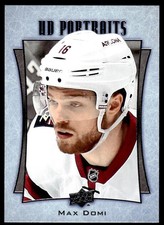 2016-17 Upper Deck UD Portraits Max Domi Arizona Coyotes #P-40