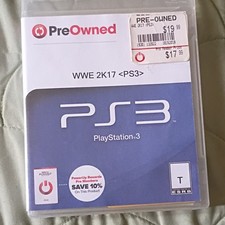 2K WWE 2K17 (2016) PS3 NTSC-U/C T-Teen Manual Included Wrestling