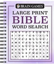 Brain Games Large Print Bible Word Search