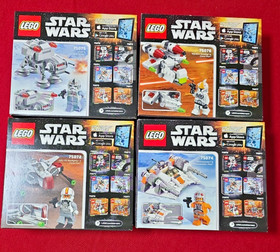 RETIRED❤️2015❤️4 LEGO Sets❤️Star Wars Microfighters 75072 75074 75075 75076 ser2