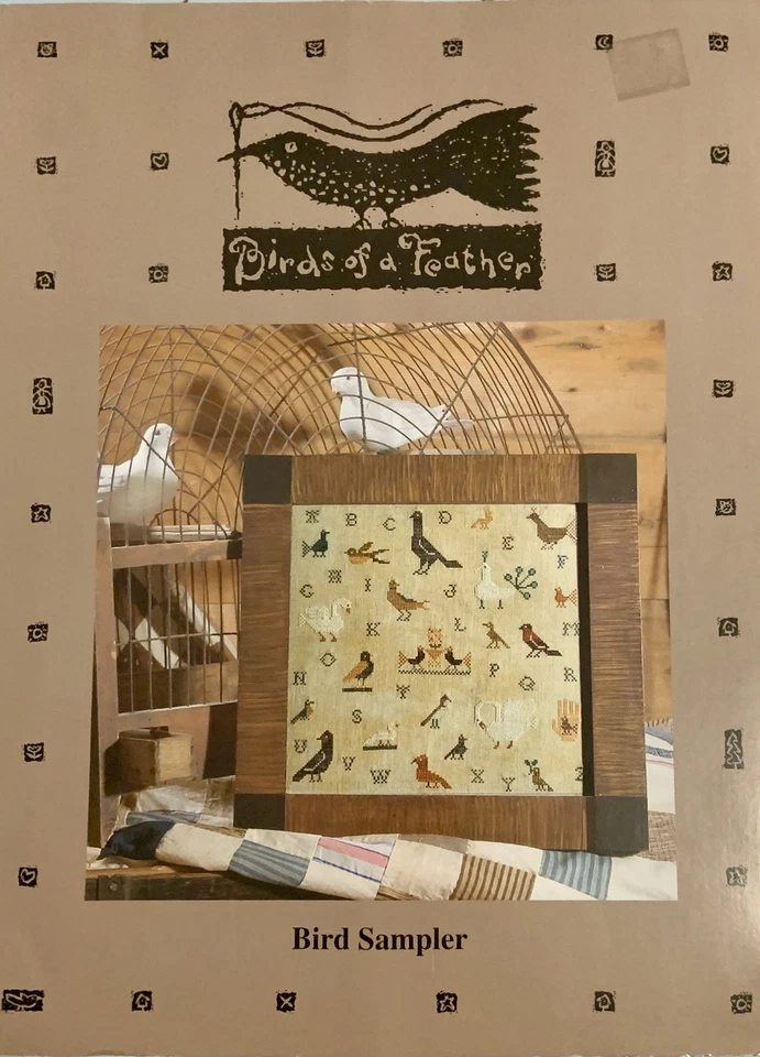 Birds Of A Feather ~ BIRD SAMPLER Cross Stitch Pattern - Image 3 of 4