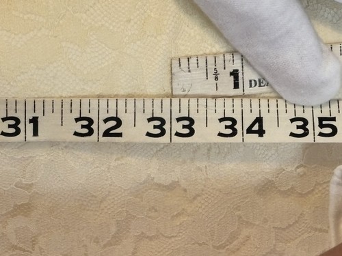 Abito da sposa vintage originale da sposa 4 strati pizzo con volant S, sottoveste, velo S - Foto 8 di 21