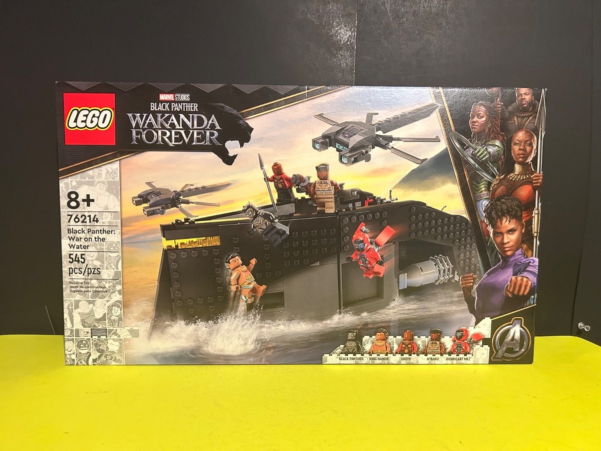 Lego Marvel Wakanda Forever Black Panther War on the Water 76214