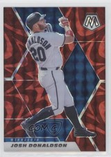 2021 Panini Mosaic Reactive Red Mosaic Prizm Josh Donaldson #33 0it8
