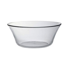 DURALEX Lys Glass Bowl 23cm - Durable Round Glass Bowl for Daily Use and Serving