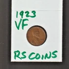 1923 Lincoln Wheat Cent — photo from another recent sale