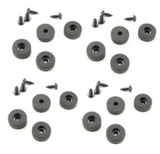 16 PACK PROCRAFT 5/8" x 9/32" Rubber Feet for Amp/Case/Cab w/Screws - F6282