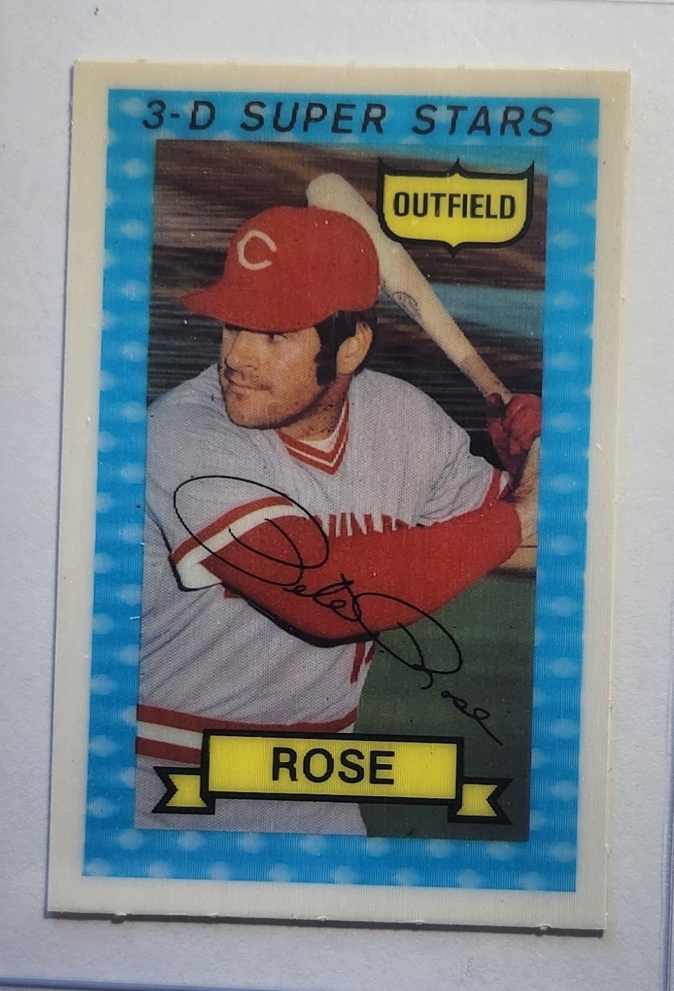 1974 Kellogg's 3-D Super Stars Pete Rose #38 Reds