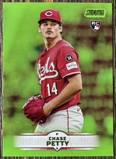 2025 Topps Stadium Club Chase Petty Lime Green RC - Cincinnati Reds