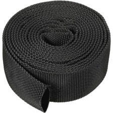 Kabelschutz Schlauchh&uuml;lle Nylon Schutz Mantel 1.6 Zoll 10ft Schwarz
