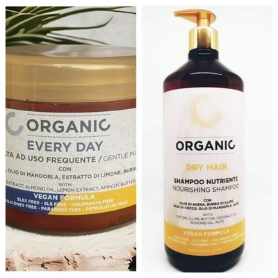 SHAMPOO ORGANICO + MASCARILLA  ORGANICA