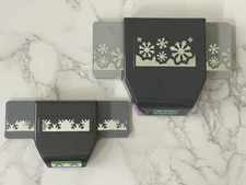 EK Success 2 in 1 Border Edge Paper Punch Snowflakes w/ Edger Snowflake Chain