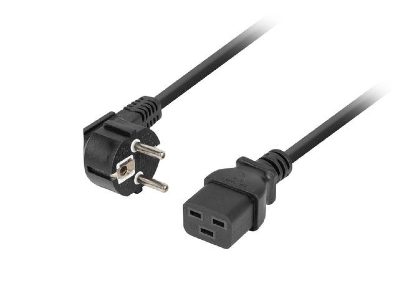 CEE 7/7-IEC 320 C19 16A CA-C19C-10CC-0018-BK Power Cable