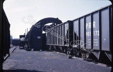 Railroad Hopper Car Train PRR Coal 35mm Slide 1960s