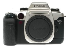 Canon EOS 50 SLR Film Camera with AI Servo and Focus Modes