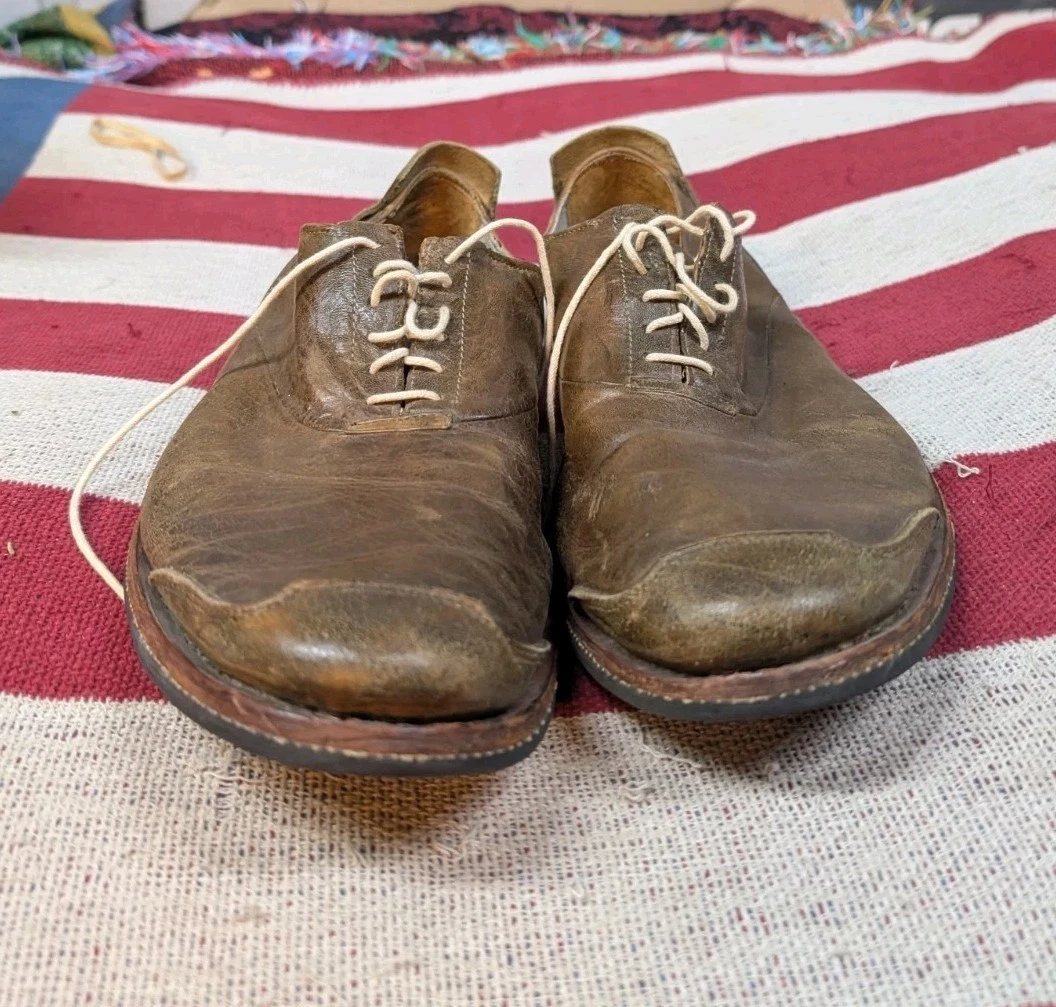 Scarpe Oxford Timberland Wodeho Lost History punta a cappuccio pelle uomo 12 M marrone