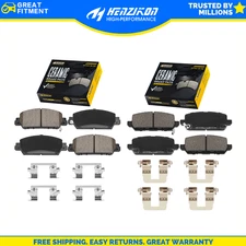8X Front and Rear Ceramic Brake Pads Set For Honda HR-V 2016-2022 D1654 D1841
