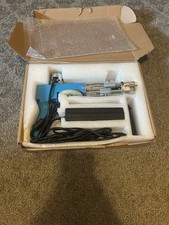 Electric Rug Tufting Gun Starter Kit 2 in 1 Cut and Loop Pile Blue