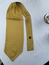 Krawattenschal, ascot, mit Schlaufe, gelb, Nr. 8b