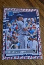 2020 Panini Donruss - Rated Rookie Adrian Morejon #55 One Hundred /100 (RC)