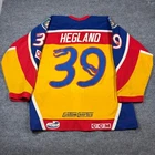 Vintage CCM Hockey Jersey Men's Game Worn Columbus Cottonmouths Game Worn Signed
