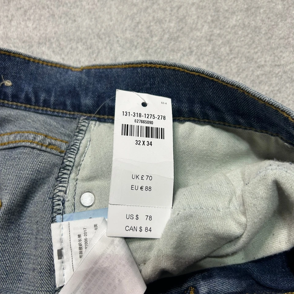 Abercrombie & Fitch Jeans Mens 32 X 34 Langdon Slim Stretch Medium Wash Denim - Image 4 of 4