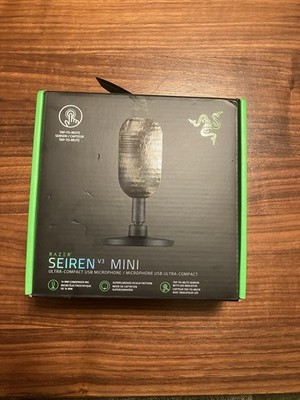 New Seal Unbroken Razer Seiren Mini 3 Microphone Black