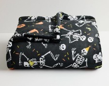 The Big One Plush Throw Blanket Halloween Skeleton NWT Sealed