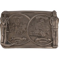 Nos Xl Ih International Harvester Case Farmer Farm Equipment Vintage Belt Buckle