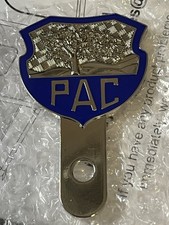 Ct Pac Police License Plate Emblem Silver And Window Decal Ct Pac Police License Plate Emblem Silver And Window Decal