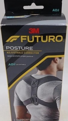 3M Futuro Posture Corrector   Adjustable Support | One Size Fits Most | Black