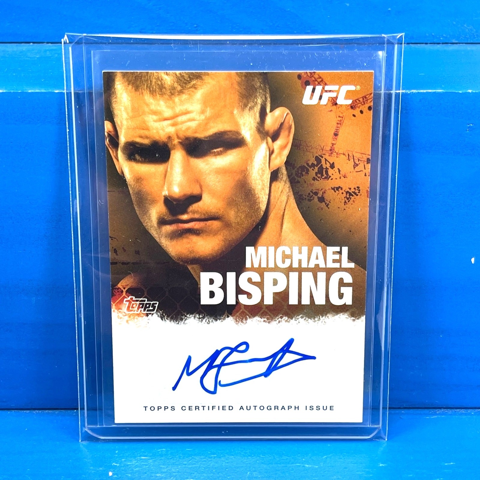 MICHAEL BISPING 2010 Topps UFC Ultimate Fighter Autograph MMA Champion AUTO