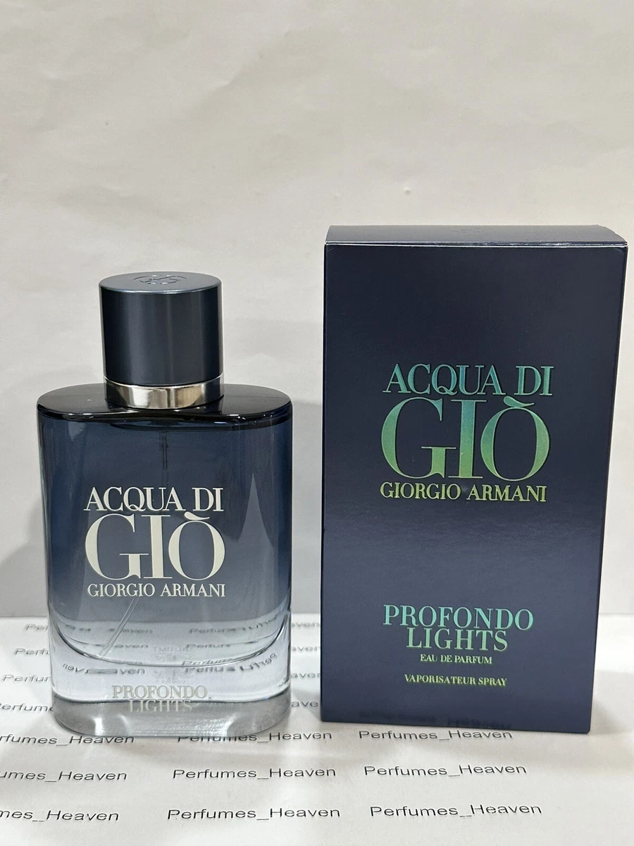 Giorgio Armani Acqua di Gio Profondo Lights 2.5oz Men's Eau