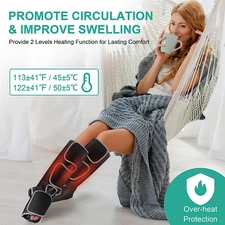 Masajeador De Pies Piernas Compresion Aire Dolor Hinchazonirculacion Muscular