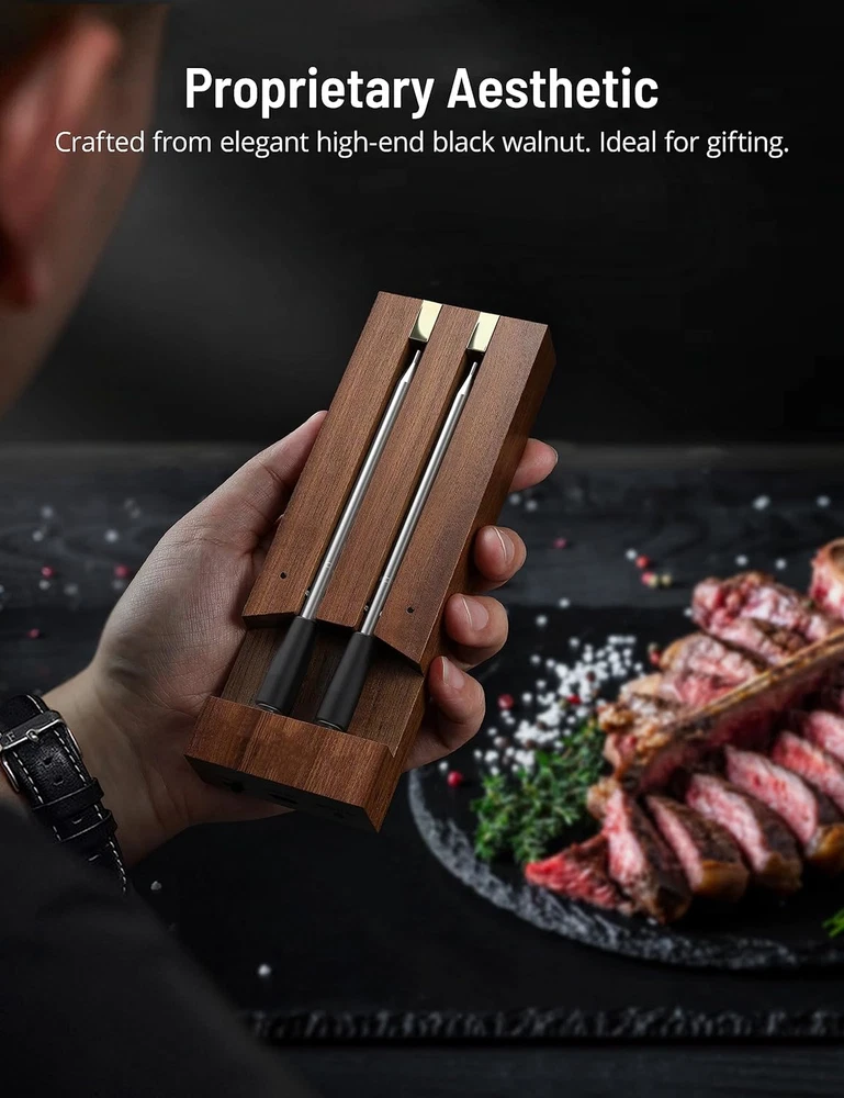 Smart Meat Thermometer,  Wireless Food Thermometer Bluetooth with Smart Alert, 2