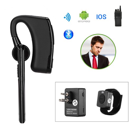 Wireless Bluetooth Earpiece V5.0 + PTT 