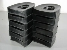 REPLACEMENT SOLID BLACK RUBBER SHOE HEEL #28 👞 REPAIR LOT 6pr MEN's 9/10 KOREA