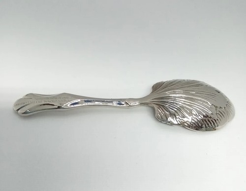 International Silver Co Silverplate Poppy Flower Plate W/ Spoon 1994 7-3/4" - Picture 6 of 9