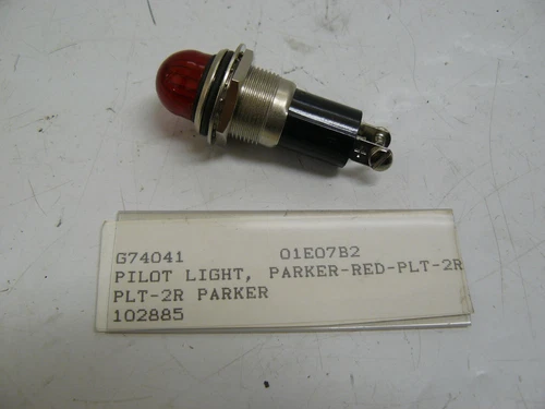 PARKER PLT-2R PILOT LIGHTS RED LENS NEW