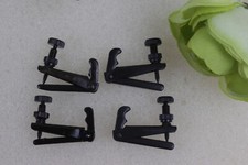 4 pieces of violin 3/4 or 4/4 size fine-tuning adjusters, pure black tuner