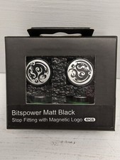 Bitspower Matt Black Stop Fitting with Magnetic Logo 4PCS - New Factory Sealed