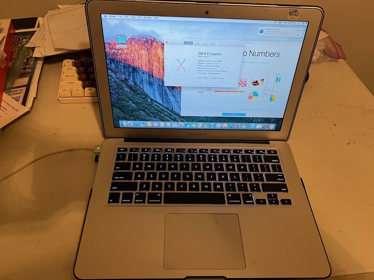 美品　Apple MacBook Air A1466 Core-i5 MacBook Air A1466 EMC2632 i5-4260U 1.4GHz 8GB RAM 128GB SSD