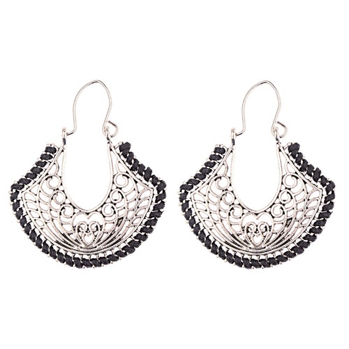 Mujeres Boho Patrón Retro Puño Ahuecado Elegante Gancho Pendientes Joyería Regalo - Imagen 98 de 140