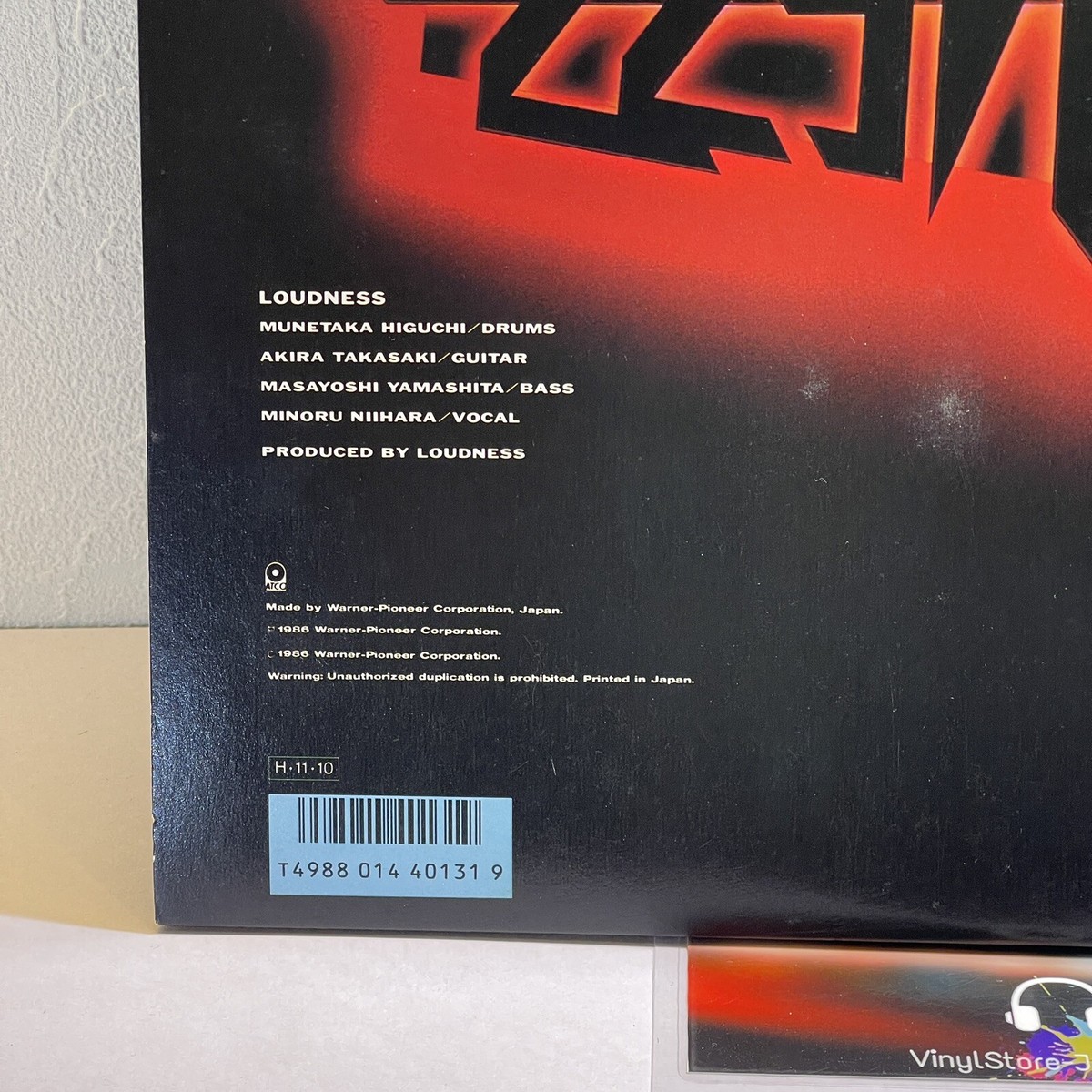 Loudness – 8186 Live/2LP 1986 P-6246~7 Japan Limited Edition VG+/