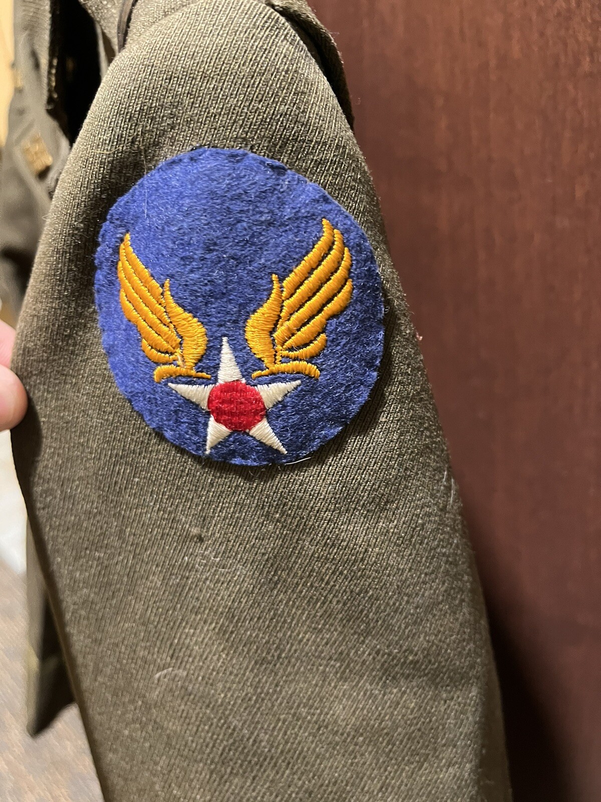 ID’D NAMED ARMY AIR CORPS OFFICER WWII WW2 US ARMY JACKET CHOCOLATE ...