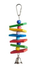 Prevue Pet Products 60950 Bodacious Bites Ding Bird Toy, Multicolor