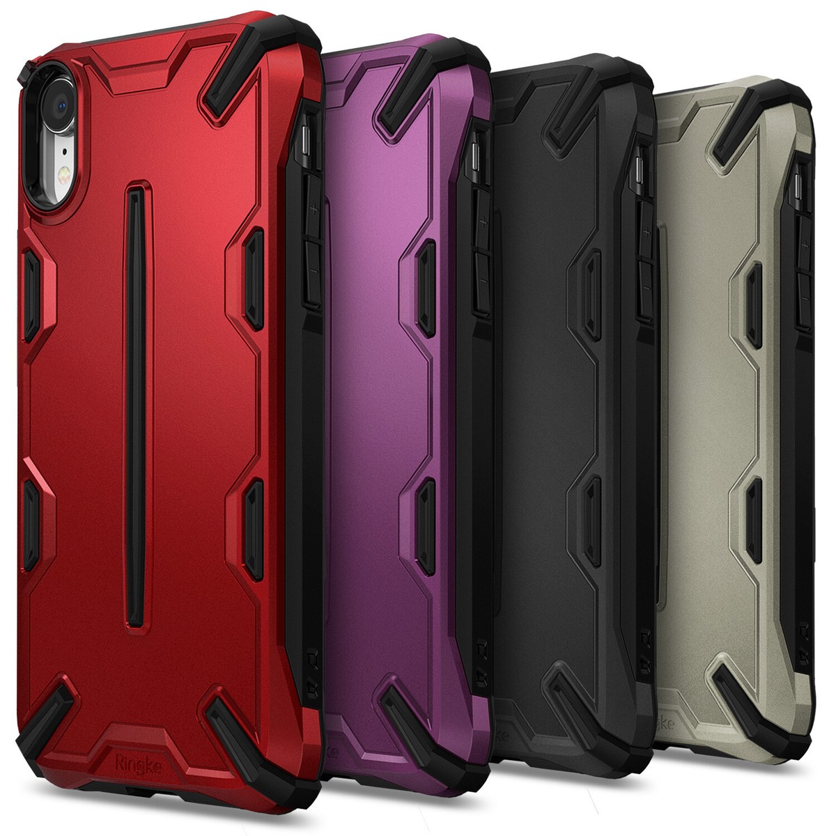 For iPhone XR Ringke [DUAL-X] Heavy Duty Defense Shockproof Back Cover  Case